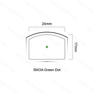 Zestaw Vector Optics Pryzmat Paragon 4×24 Mini Prism & Kolimator 1×17×24 Green Dot - 10