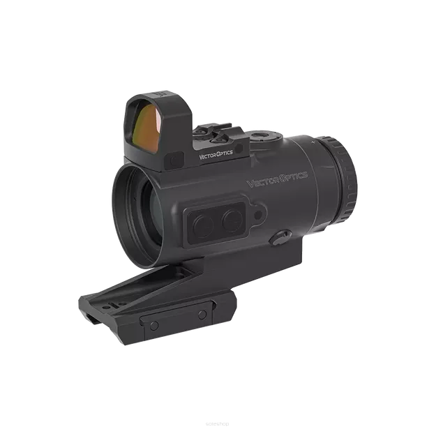 Zestaw Vector Optics Pryzmat Paragon 4×24 Mini Prism & Kolimator 1×17×24 Green Dot